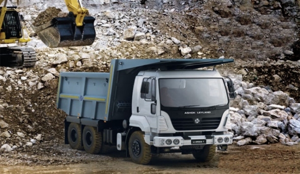 Mining truck loading